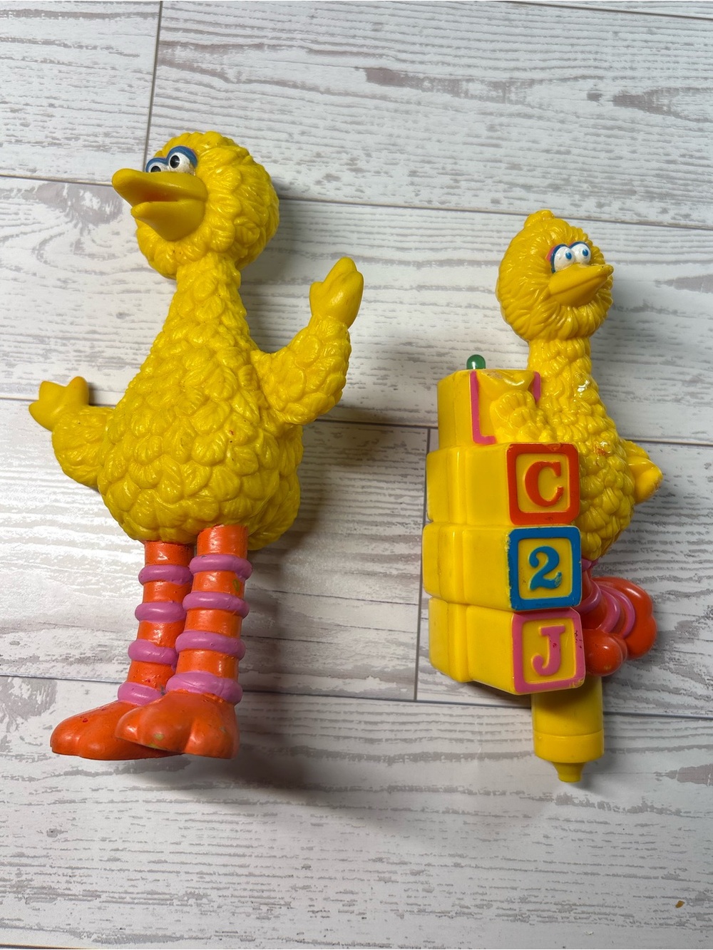 Vintage Big Bird Toys Sesame Street Lot of 2